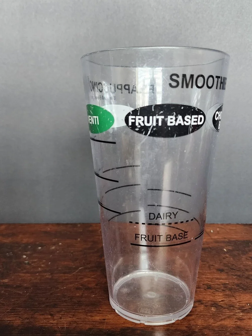 Starbucks Frappuccino Beverage Recipe Cup Store Use Only Collectible Exclusive